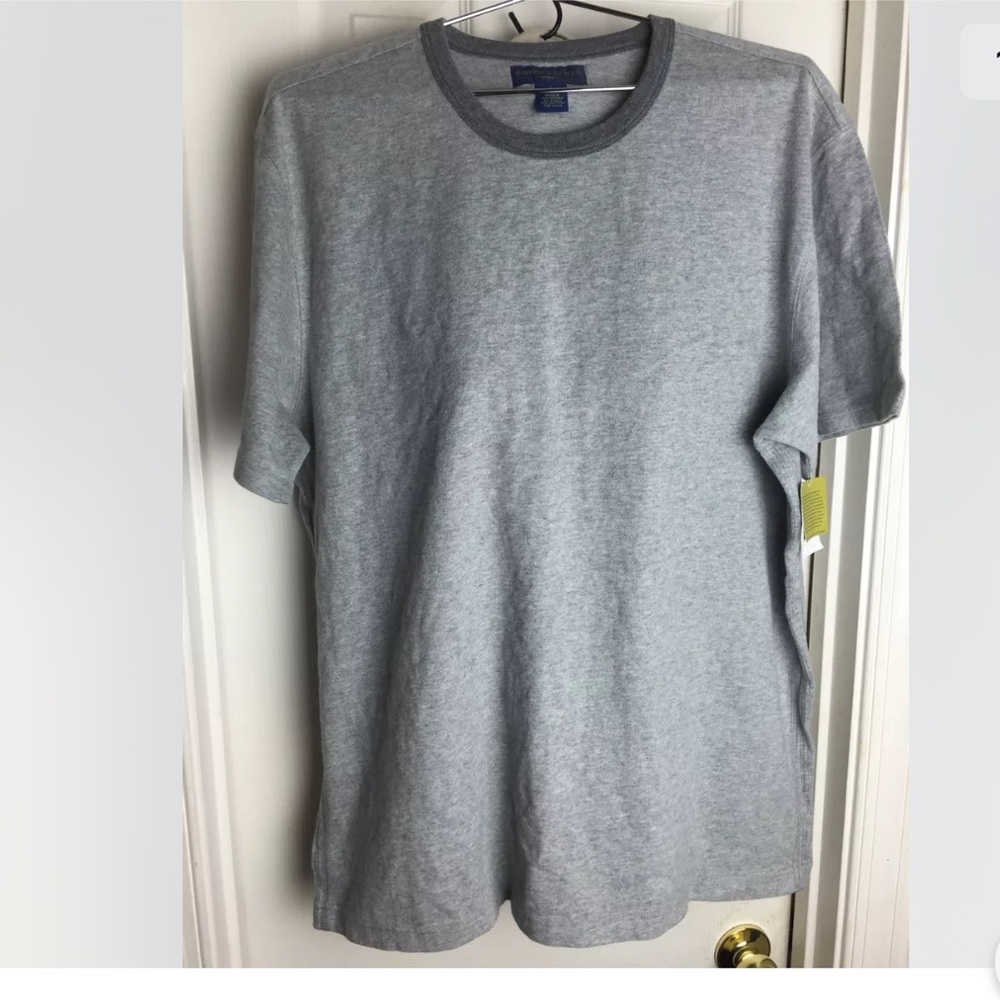 BLOOMINGDALES JOSEPH & LYMAN COTTON GRAY T-SHIRT